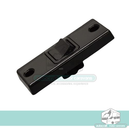 SLIMLINE SINGLE BLACK PLASTIC SWITCH