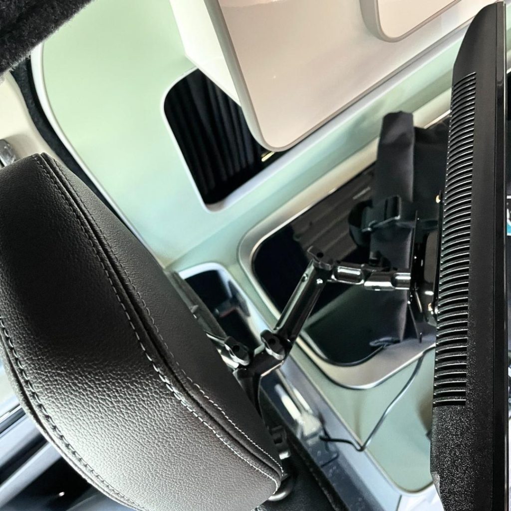 Campervan Universal Adjustable TV Headrest Mount