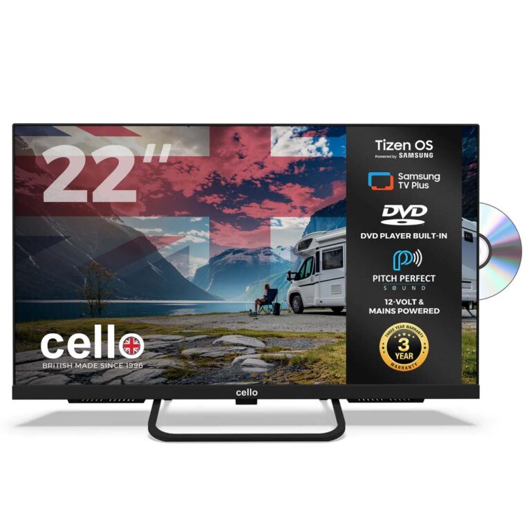 22" CELLO CAMPERVAN SMART TV WITH DVD